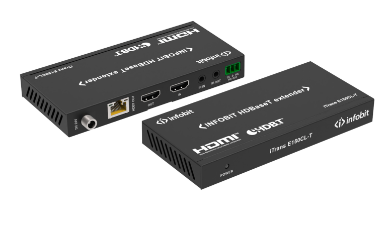 Приемо-передатчик Infobit E150CL HDBaseT (Tx и Rx), HDMI 10,2 Гбит / 150 м для 1080p